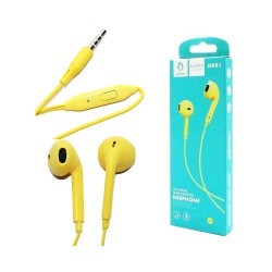 DENMEN WIRE CONTROL EARPHONES DR01 YELLOW DENMEN WIRE CONTROL EARPHONES DR01 YELLOW
